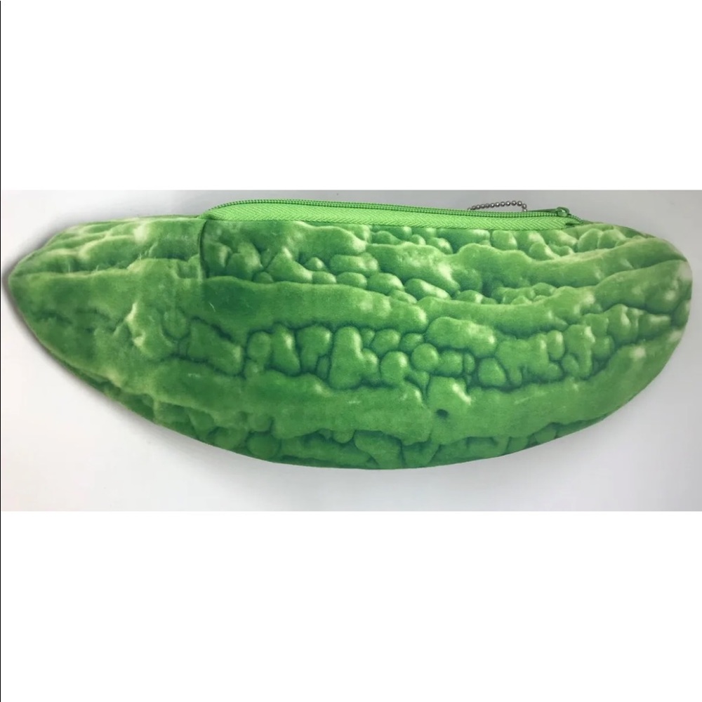2/$20 New School Pencil Case Funky Bitter Melon Vegetables Orange Case Organizer